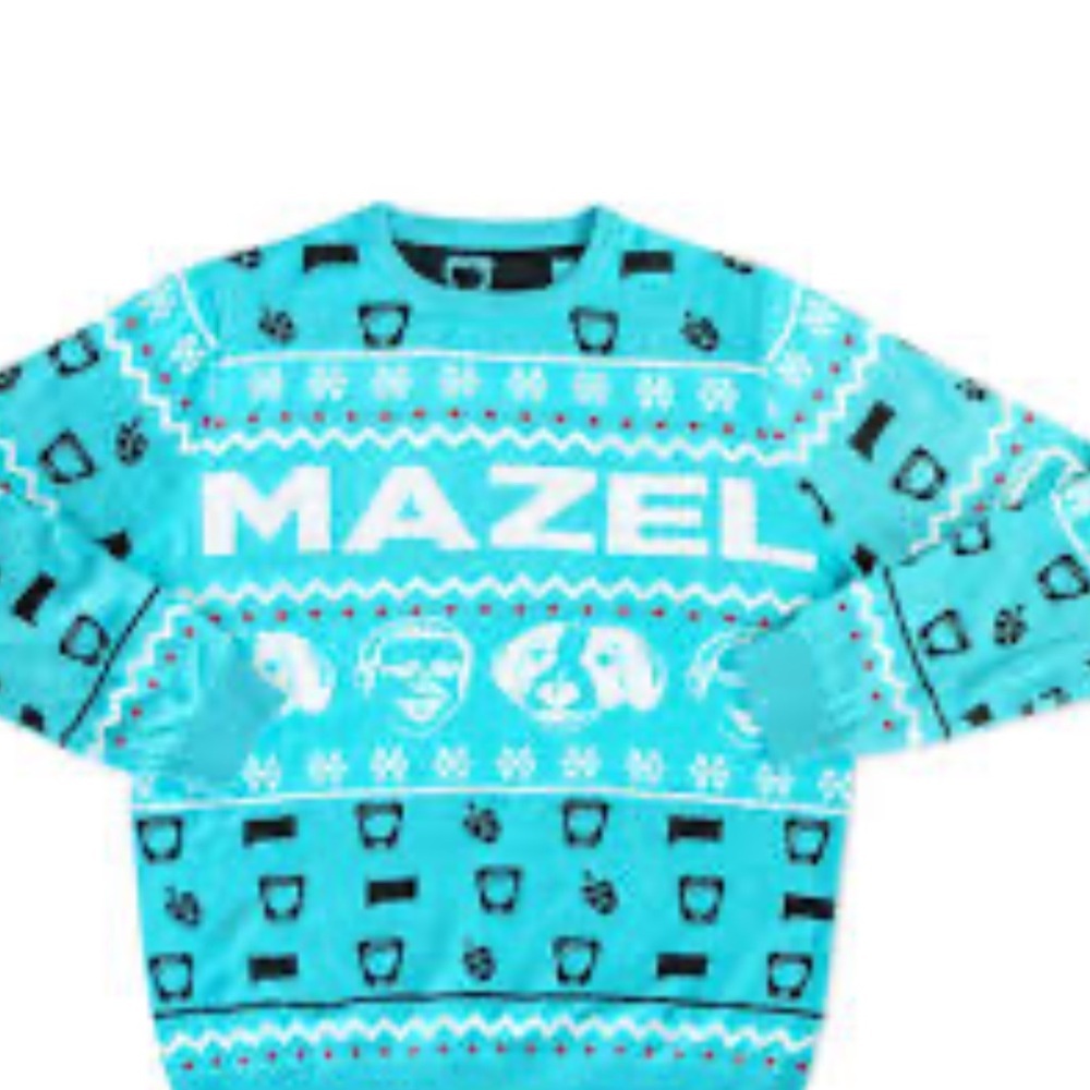 Bravo Watch What Happens Live "Mazel" ugly Christmas sweater size XXL